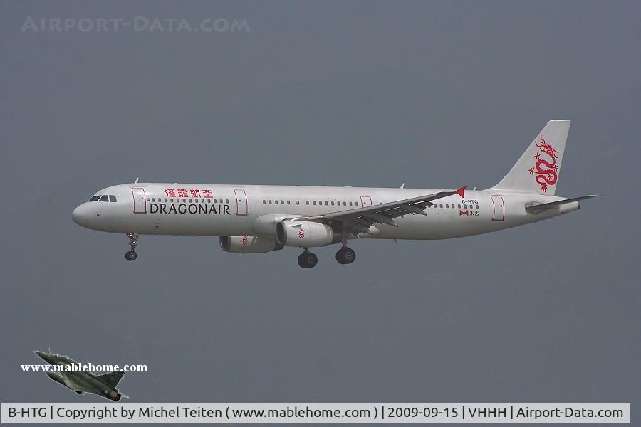 B-HTG, 2002 Airbus A321-231 C/N 1695, Dragonair