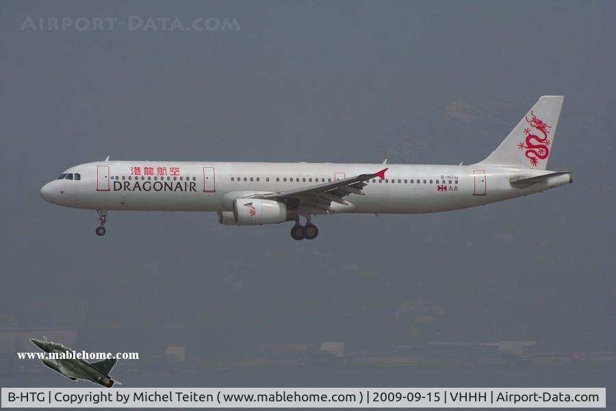 B-HTG, 2002 Airbus A321-231 C/N 1695, Dragonair