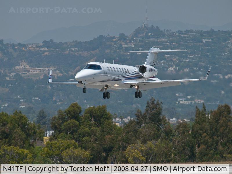N41TF, 2001 Learjet Inc 45 C/N 175, N41TF arriving on RWY 21