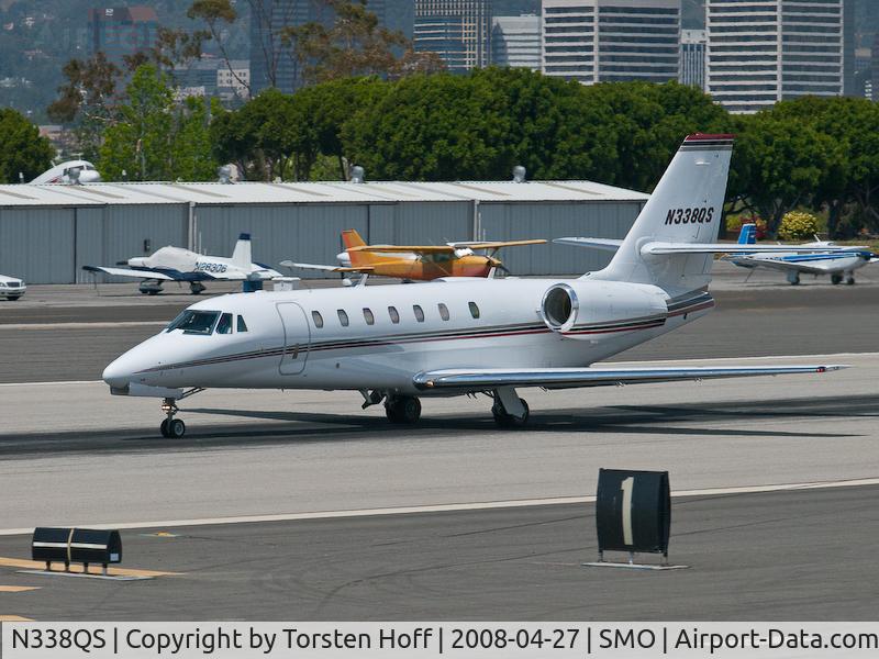 N338QS, 2004 Cessna 680 Citation Sovereign C/N 6800011, N338QS departing on RWY 21