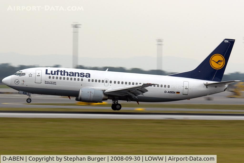 D-ABEN, 1991 Boeing 737-330 C/N 26428, VIE - LOWW