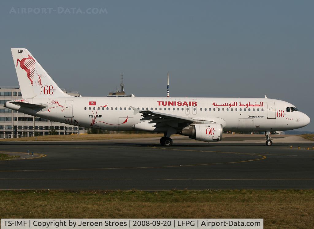 TS-IMF, 1992 Airbus A320-211 C/N 0370, cdg