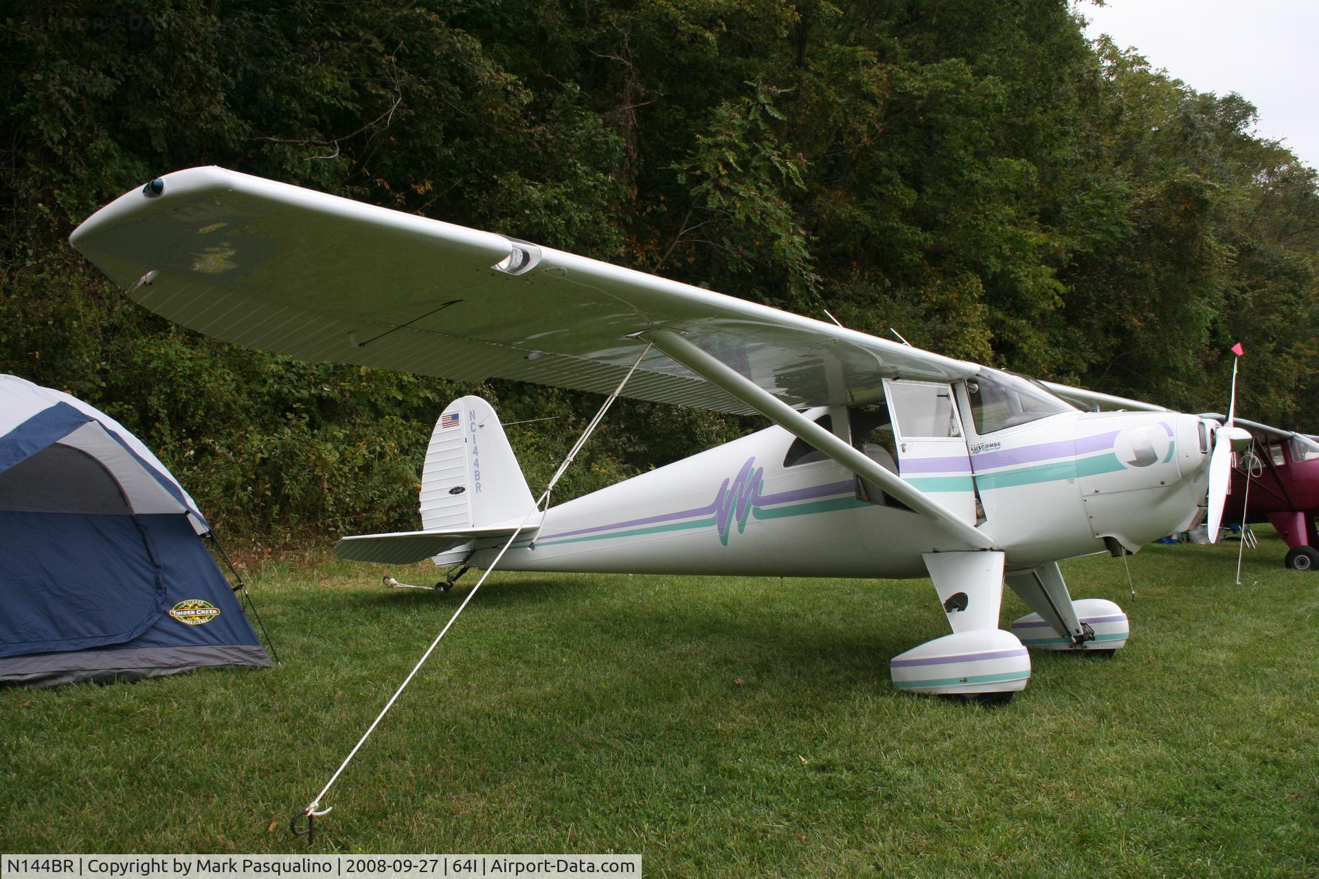 N144BR, 1946 Luscombe 8A C/N 3695, Luscombe 8A