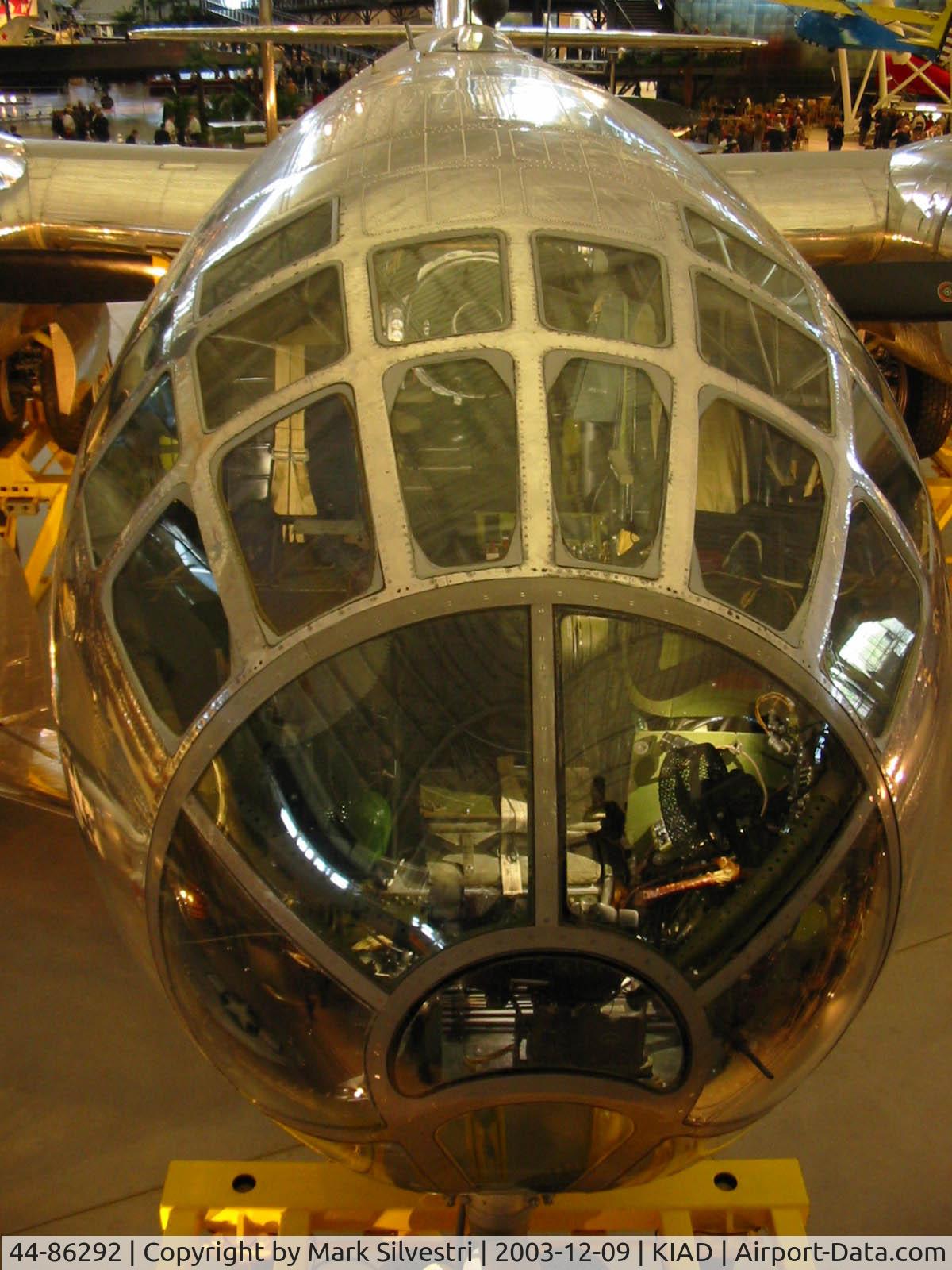 44-86292, 1944 Boeing B-29-45-MO Superfortress C/N Not found 44-86292, Steven F. Udvar-Hazy Center - Day before opening to Public