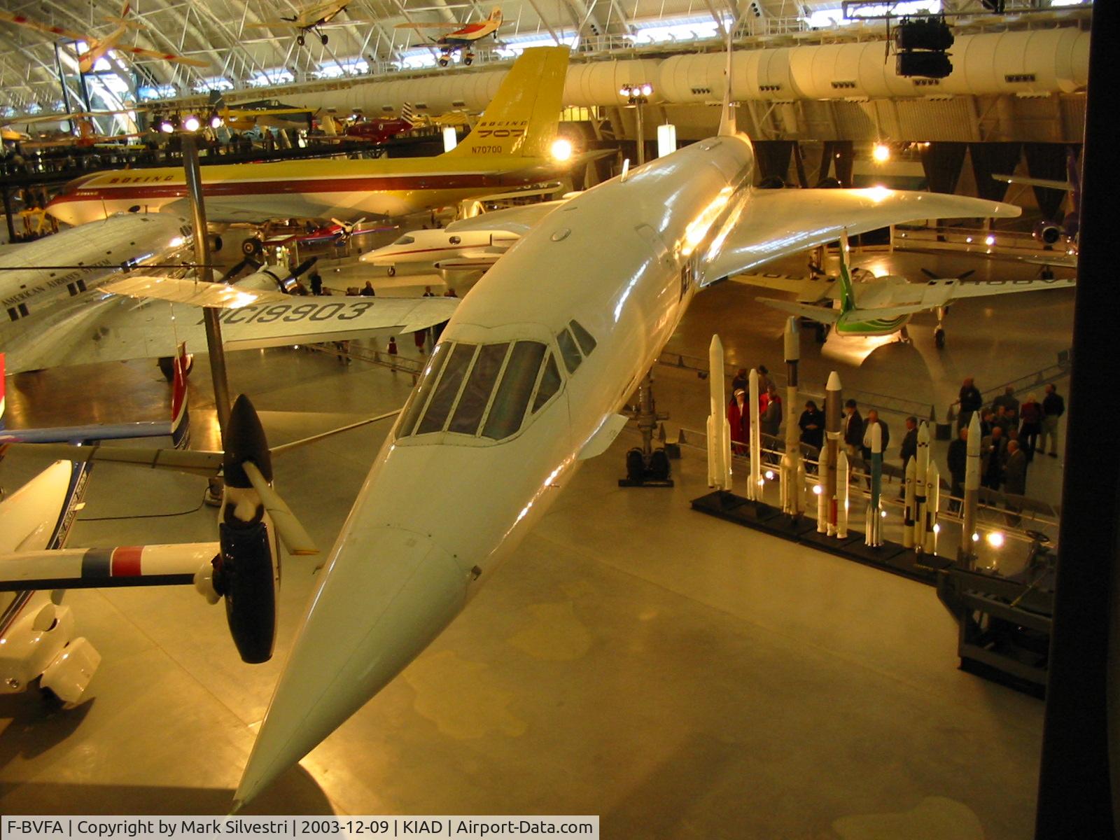 F-BVFA, 1976 Aerospatiale-BAC Concorde 101 C/N 5, Steven F. Udvar-Hazy Center - Day before opening to Public