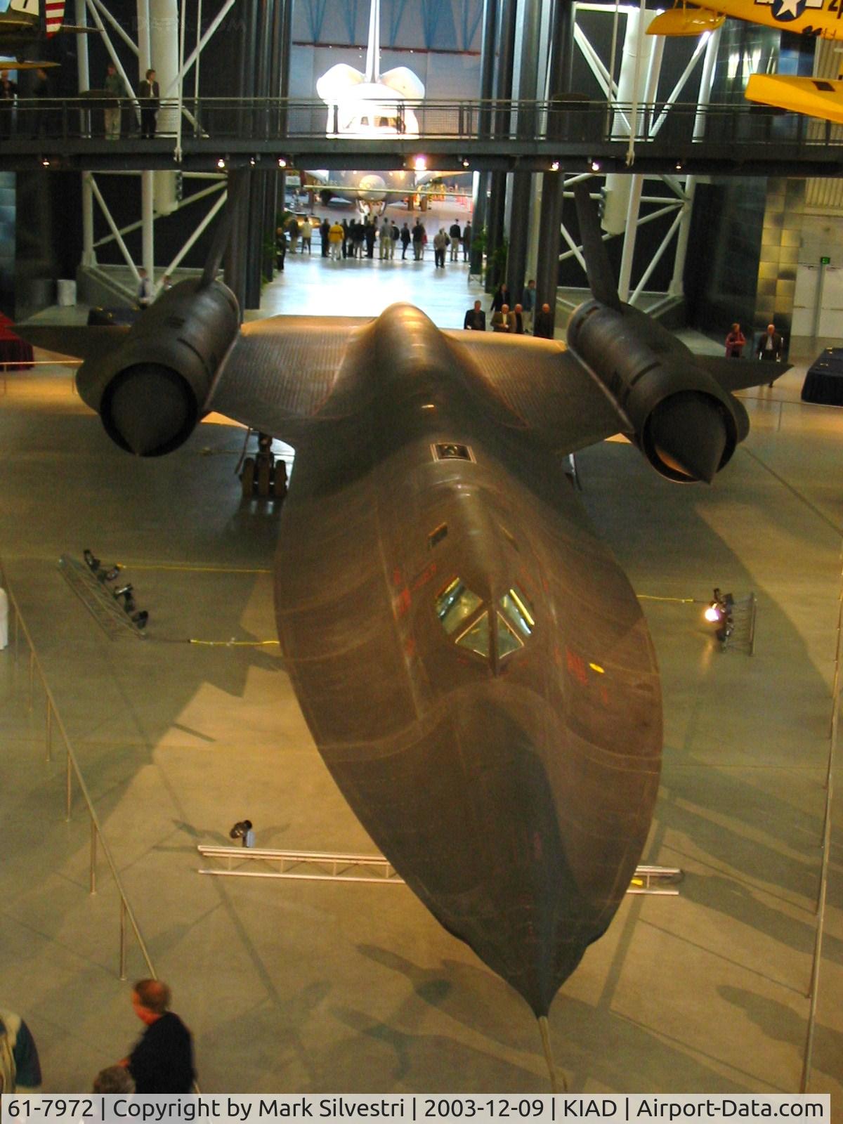 61-7972, 1961 Lockheed SR-71A Blackbird C/N 2023, Steven F. Udvar-Hazy Center - Day before opening to Public