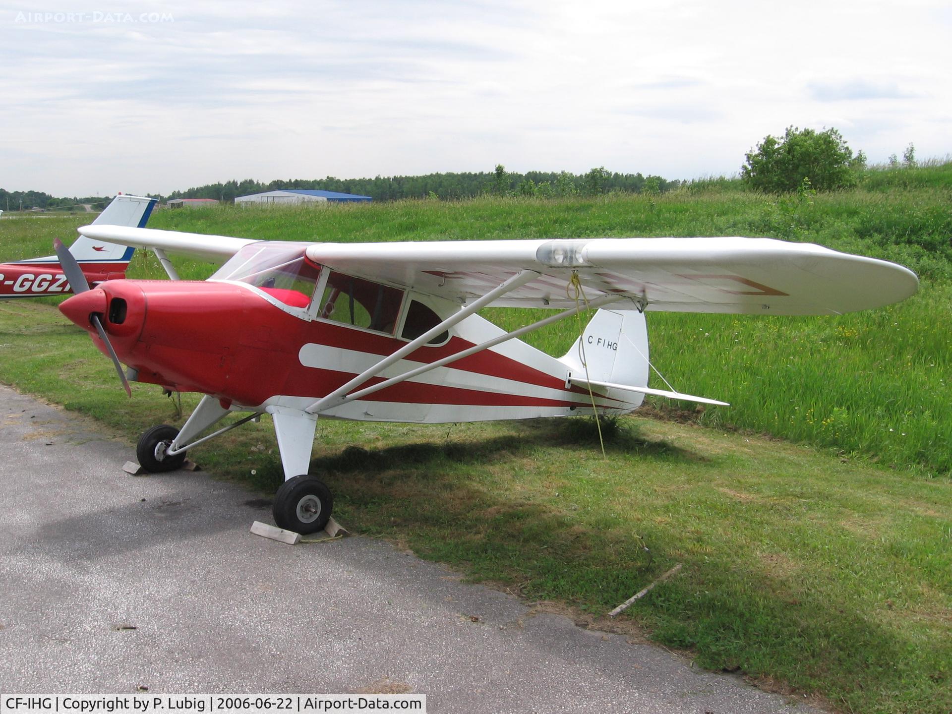 CF-IHG, 1951 Piper PA-20 Pacer C/N 20-846, Based at Springwater airport