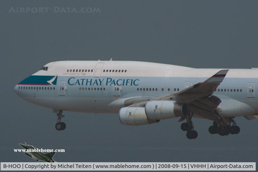 B-HOO, 1988 Boeing 747-467 C/N 23814, Cathay Pacific