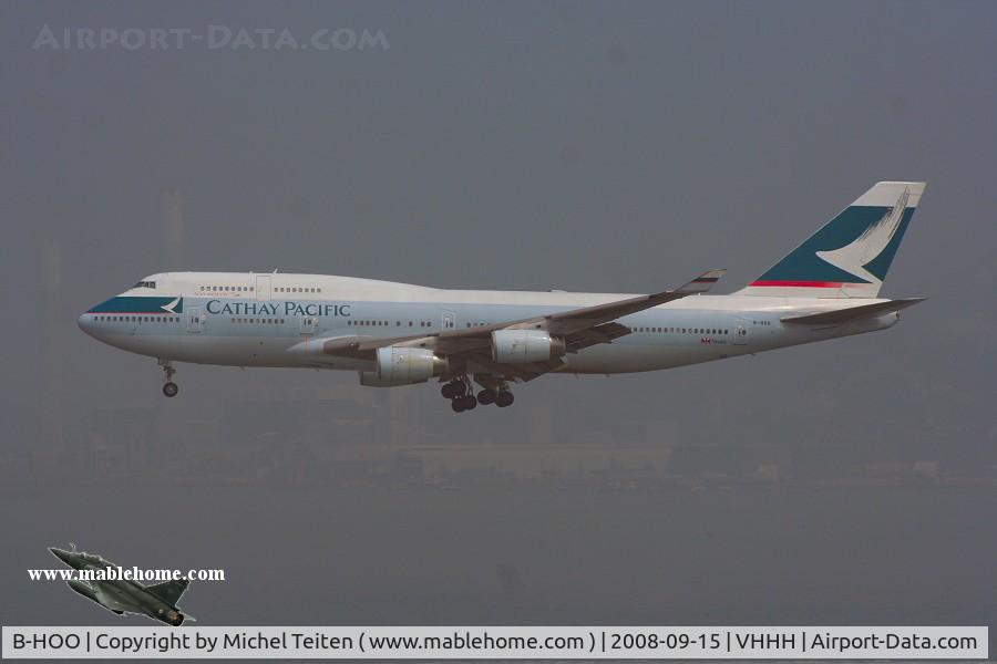 B-HOO, 1988 Boeing 747-467 C/N 23814, Cathay Pacific