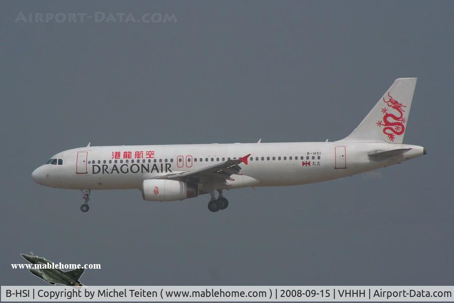 B-HSI, 1999 Airbus A320-232 C/N 0930, Dragonair