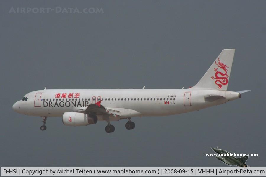 B-HSI, 1999 Airbus A320-232 C/N 0930, Dragonair