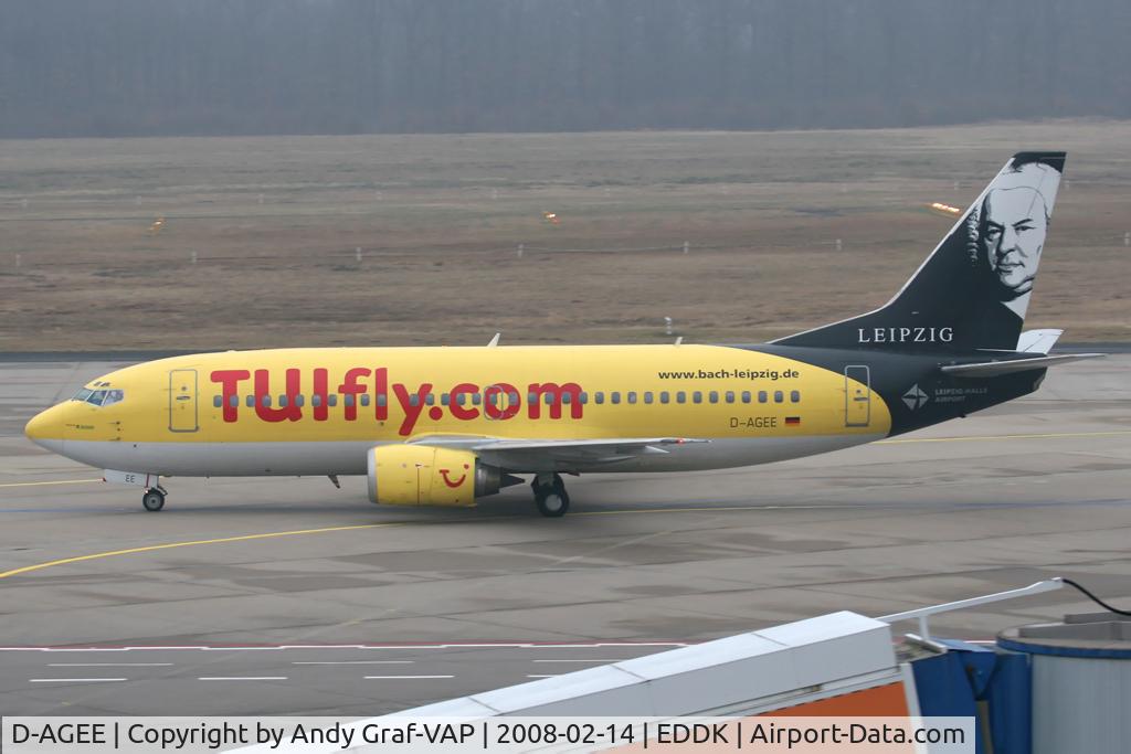 D-AGEE, 1988 Boeing 737-35B C/N 24238, Hapagfly 737-300