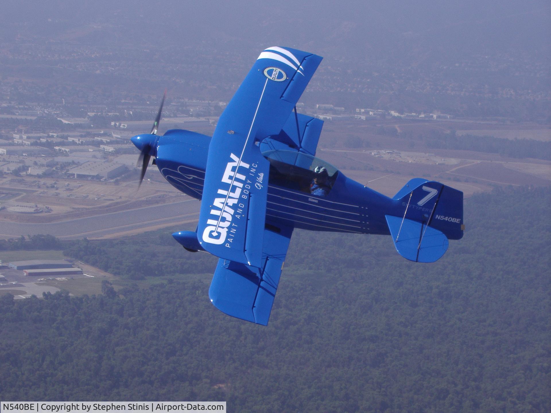 N540BE, Christen Eagle II C/N 0001 (N10AL), Blue Eagle