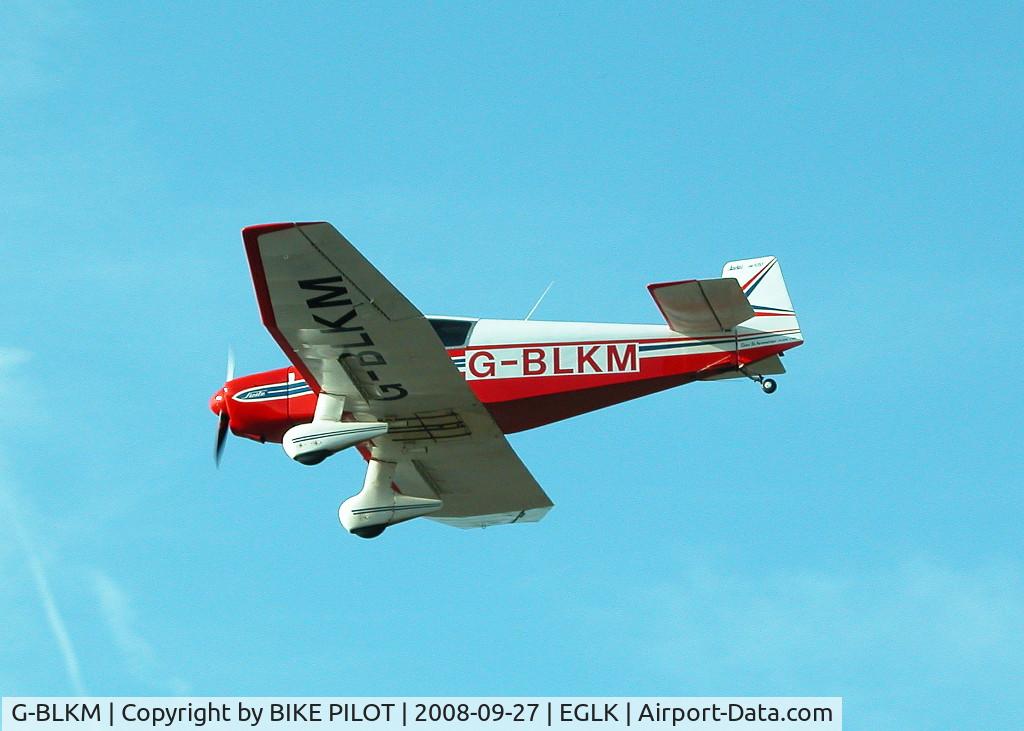 G-BLKM, 1963 CEA Jodel DR-1051 Sicile C/N 519, Smart Jodel approaching runway 26