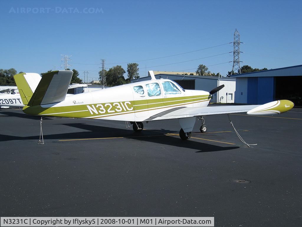 N3231C, 1954 Beech E35 C/N D-3896, N3231C BEECH E35