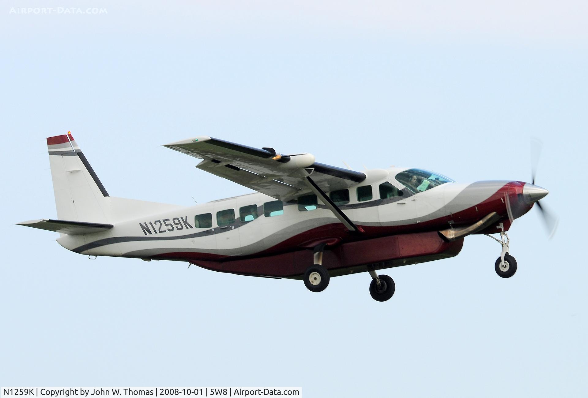N1259K, Cessna 208B C/N 208B0974, Departing runway 22