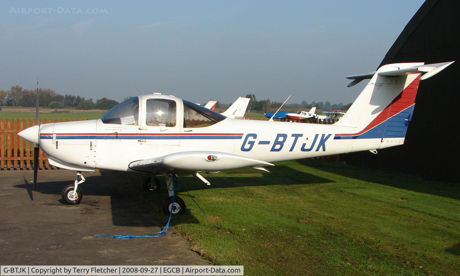 G-BTJK, 1979 Piper PA-38-112 Tomahawk Tomahawk C/N 38-79A0838, Piper Pa-38-112 photographed at Manchester Barton Open Day in Sept 2008