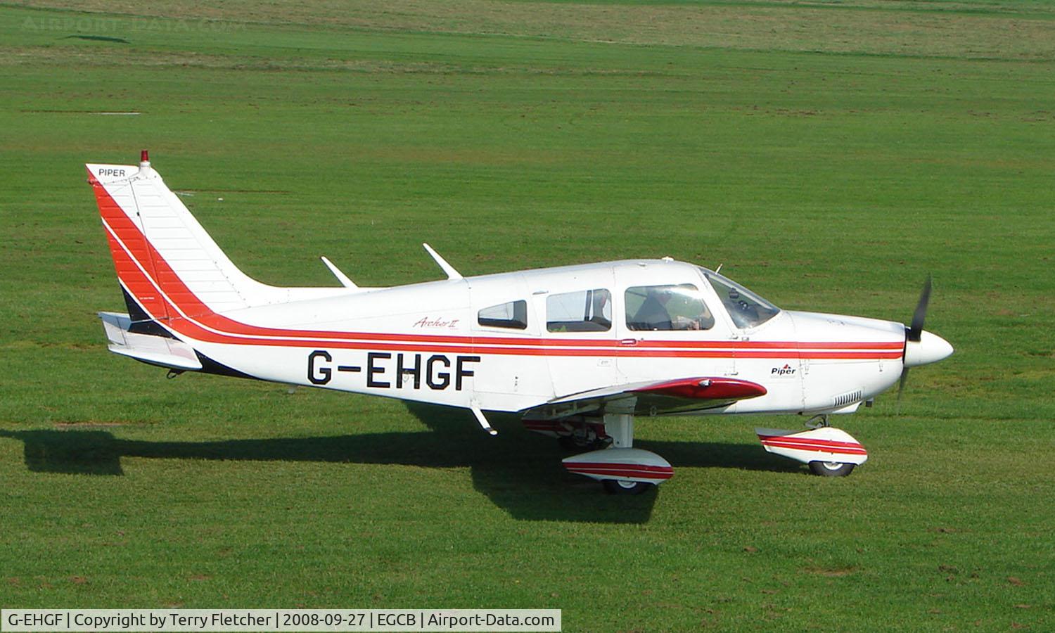 G-EHGF, 1976 Piper PA-28-181 Cherokee Archer II C/N 28-7790188, Piper Pa-28-181 photographed at Manchester Barton Open Day in Sept 2008
