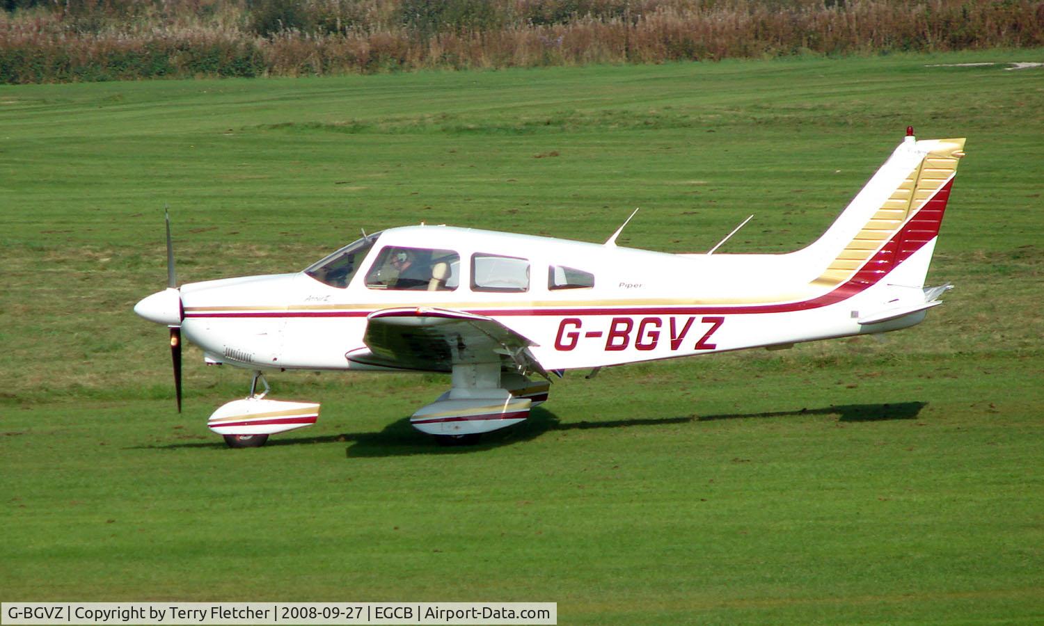 G-BGVZ, 1979 Piper PA-28-181 Cherokee Archer II C/N 28-7990528, Piper Pa-28-181 photographed at Manchester Barton Open Day in Sept 2008