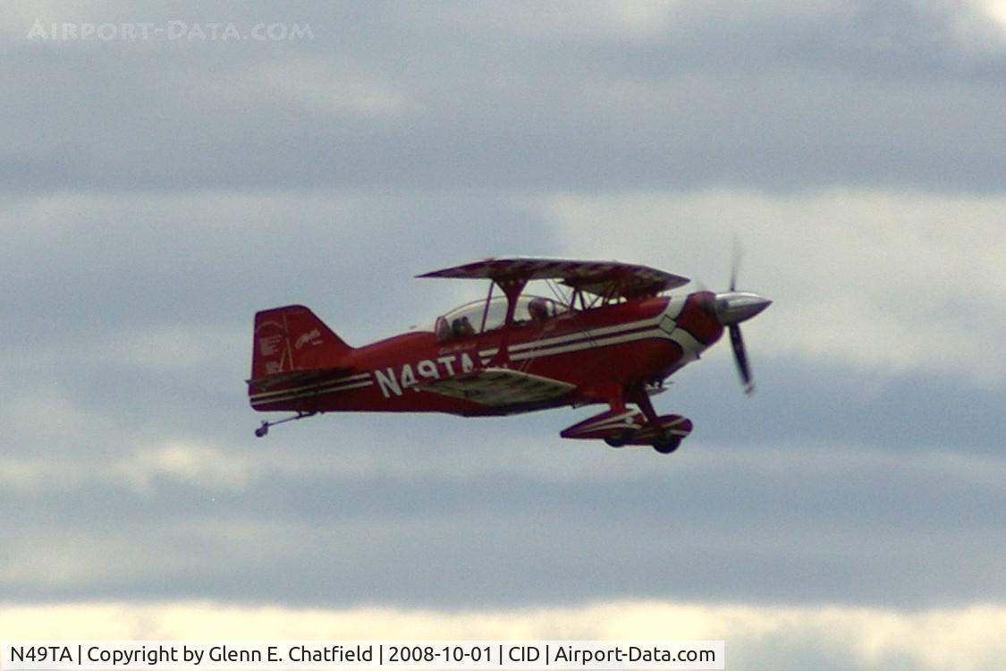 N49TA, 2003 Aviat Pitts S-2C Special C/N 6049, Taking off Runway 31