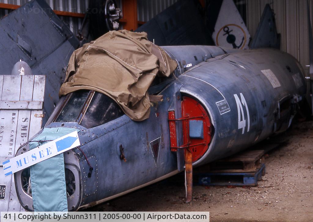 41, Dassault Etendard IV.M C/N 41, Etendard 4A preserved in this small Museum...