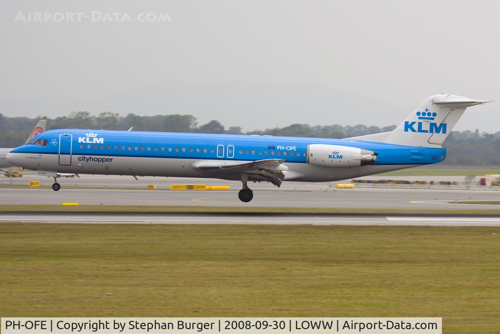 PH-OFE, 1989 Fokker 100 (F-28-0100) C/N 11260, VIE - LOWW