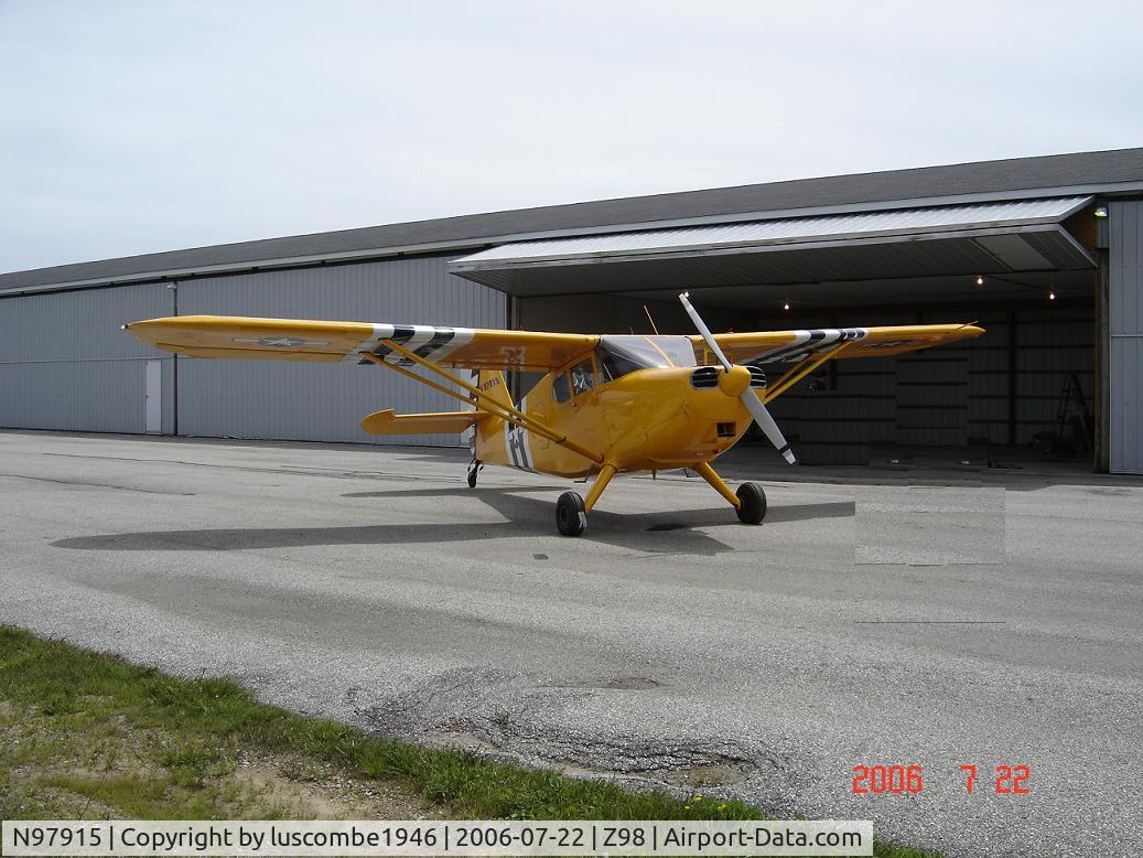 N97915, 1946 Stinson 108-1 Voyager C/N 108-915, First day outside after rebuild
