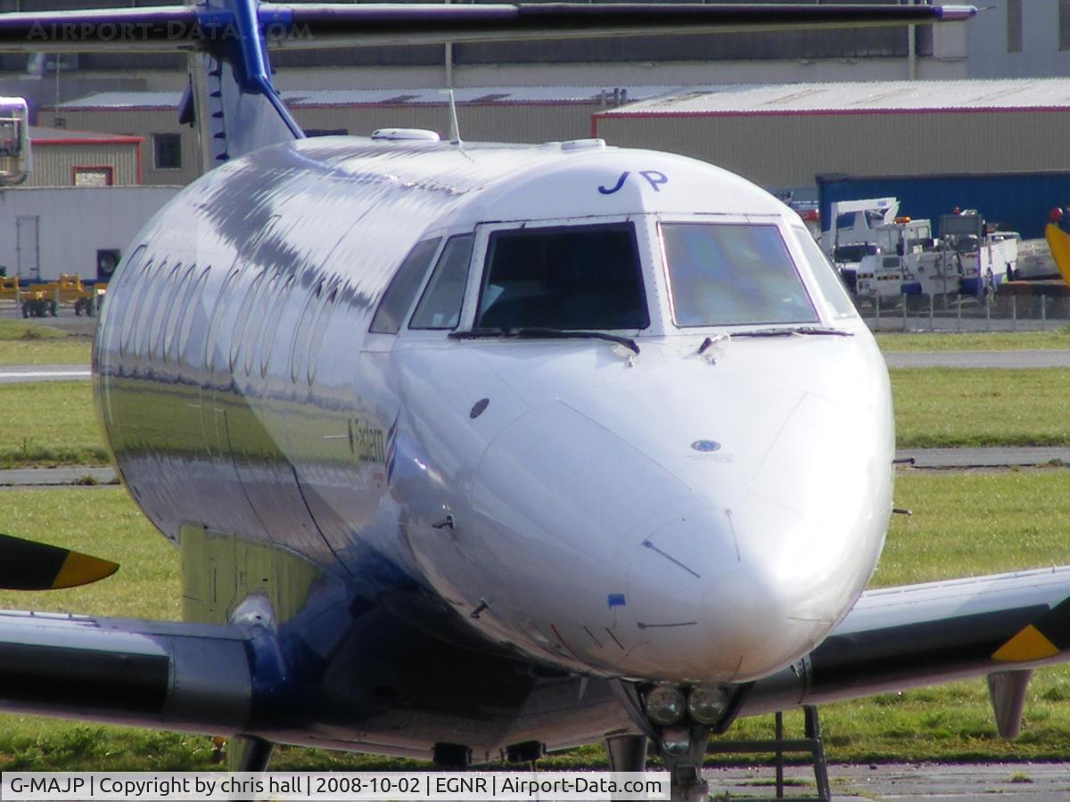 G-MAJP, 1994 British Aerospace Jetstream 41 C/N 41039, close up of 