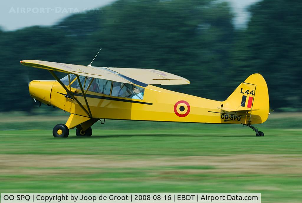 OO-SPQ, 1953 Piper L-18C Super Cub (PA-18-95) C/N 18-3118, Nice warbird at the old timer fly in 2008.