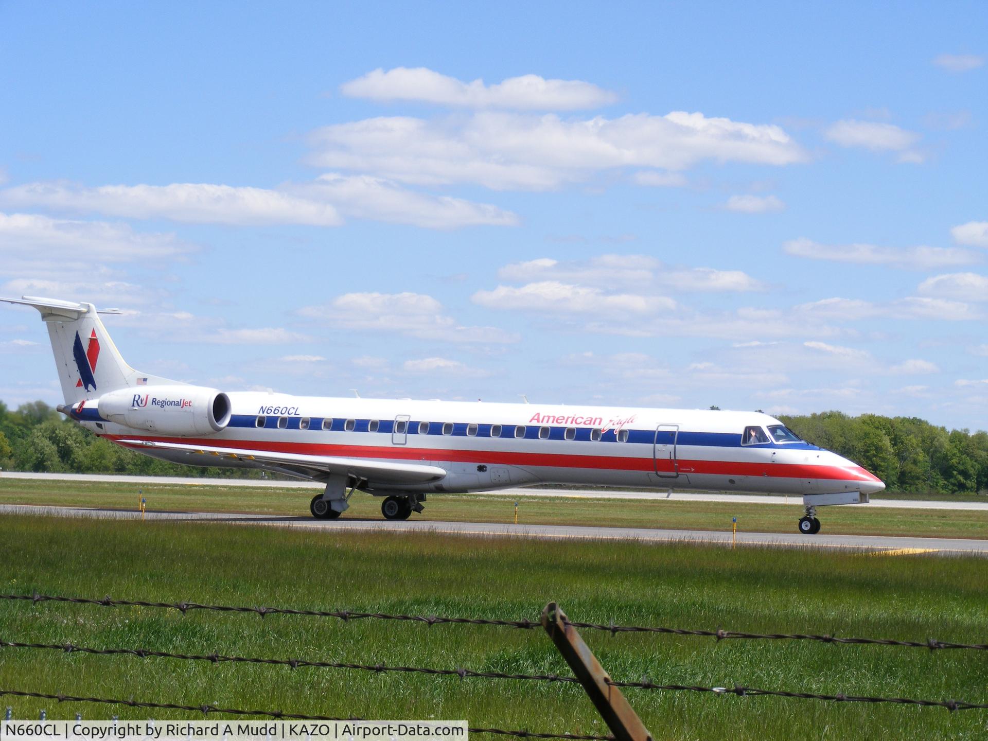 N660CL, 2003 Embraer ERJ-145LR (EMB-145LR) C/N 145764, Wave!