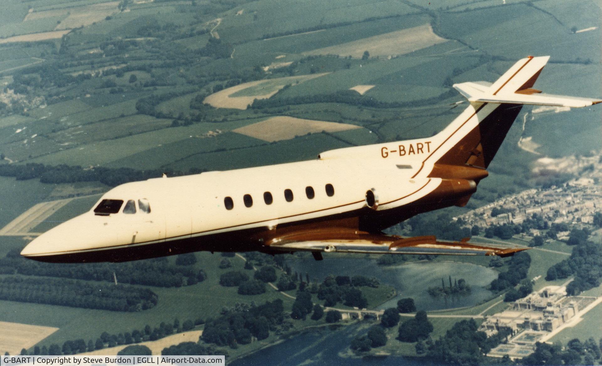 G-BART, 1973 Hawker Siddeley HS.125 Series 600B C/N 256005, Previously owned by Green Shield Trading Stamps