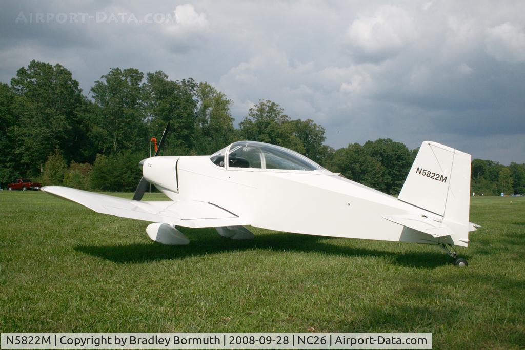 N5822M, 1984 Thorp T-18 Tiger C/N 01, Taken during the 2008 Long Island Airpark Fly-In.