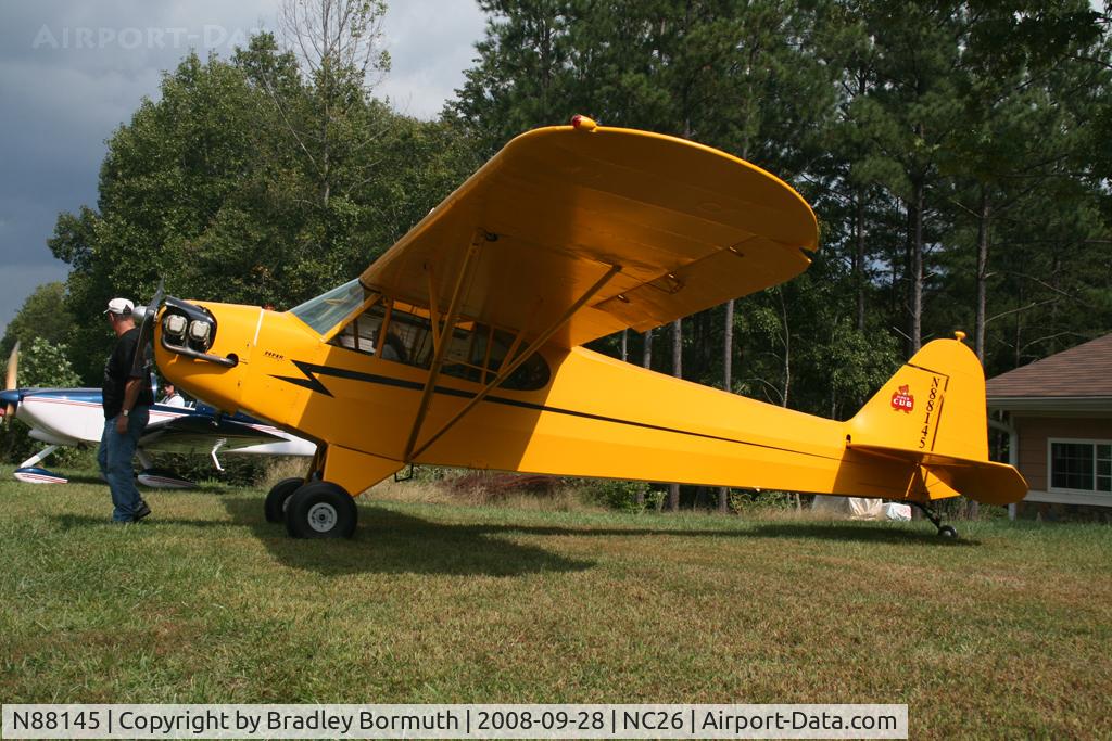 N88145, 1946 Piper J3C-65 Cub C/N 15762, Taken during the 2008 Long Island Airpark Fly-In.