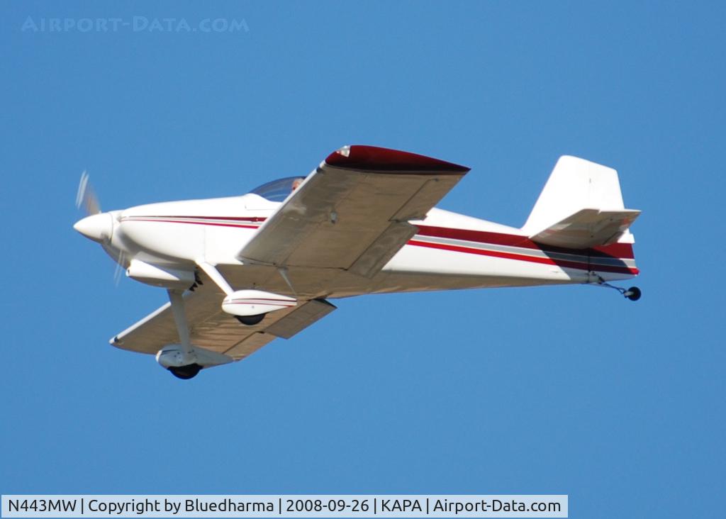 N443MW, 1992 Vans RV-6 C/N 21057, On approach to 17R.