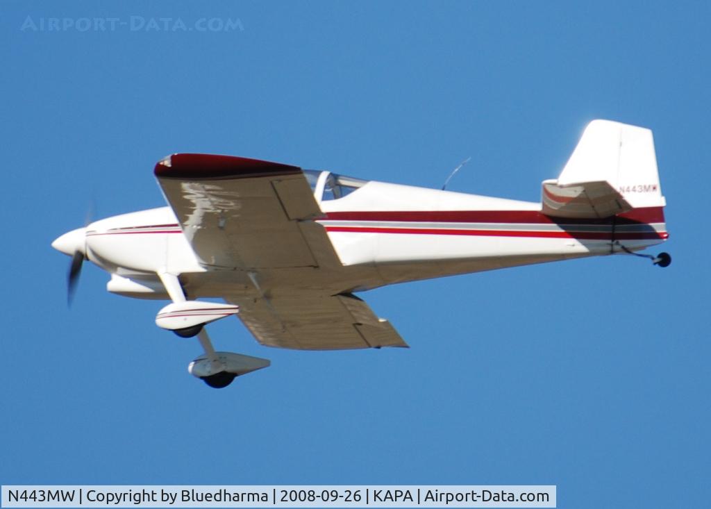 N443MW, 1992 Vans RV-6 C/N 21057, On approach to 17R.