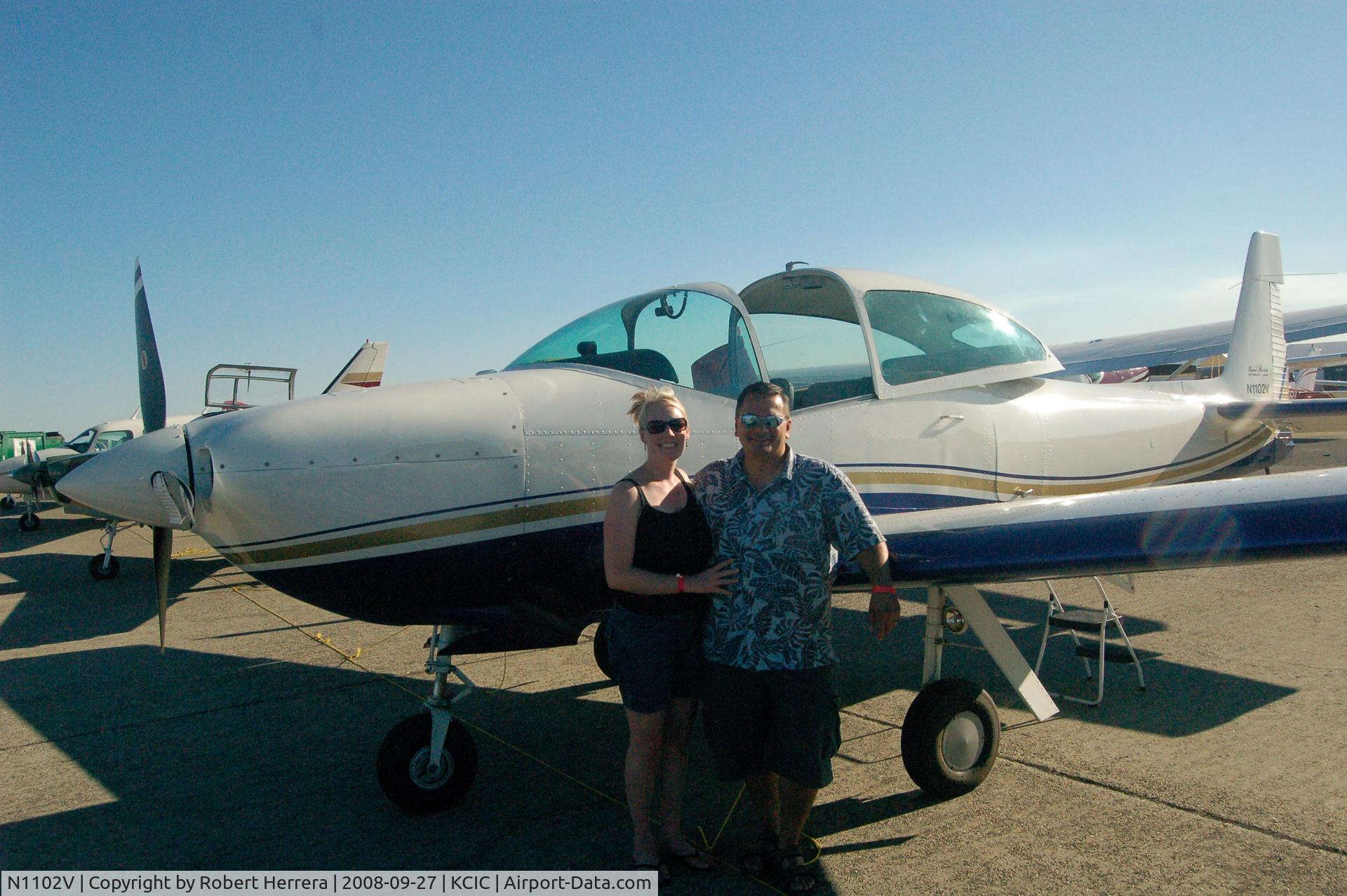 N1102V, 1947 North American L-17 (Navion A) C/N NAV-4-2089, Nick and Adessa at Chico Airfest 2008
