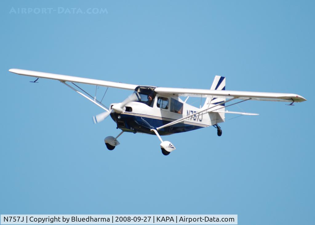 N757J, American Champion 7GCAA Citabria C/N 512-2007, On final for 17L.