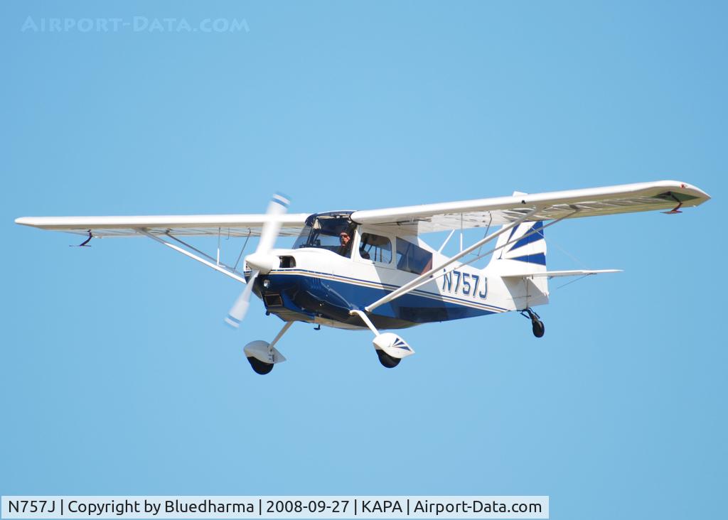 N757J, American Champion 7GCAA Citabria C/N 512-2007, On final for 17L.
