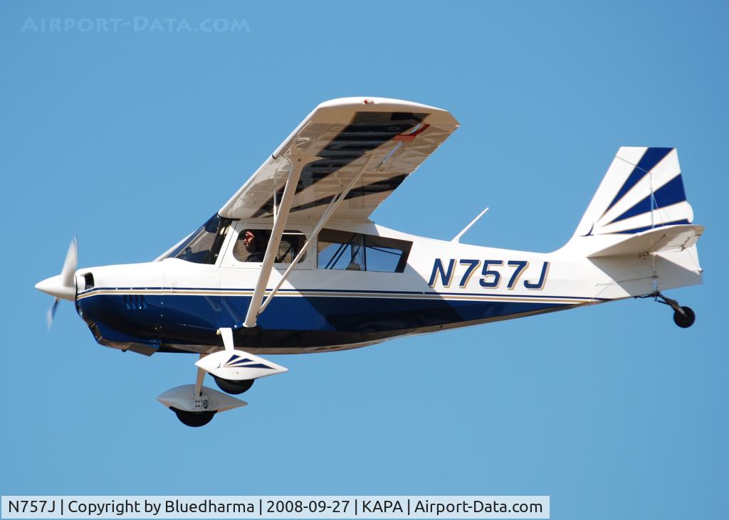 N757J, American Champion 7GCAA Citabria C/N 512-2007, On final for 17L.