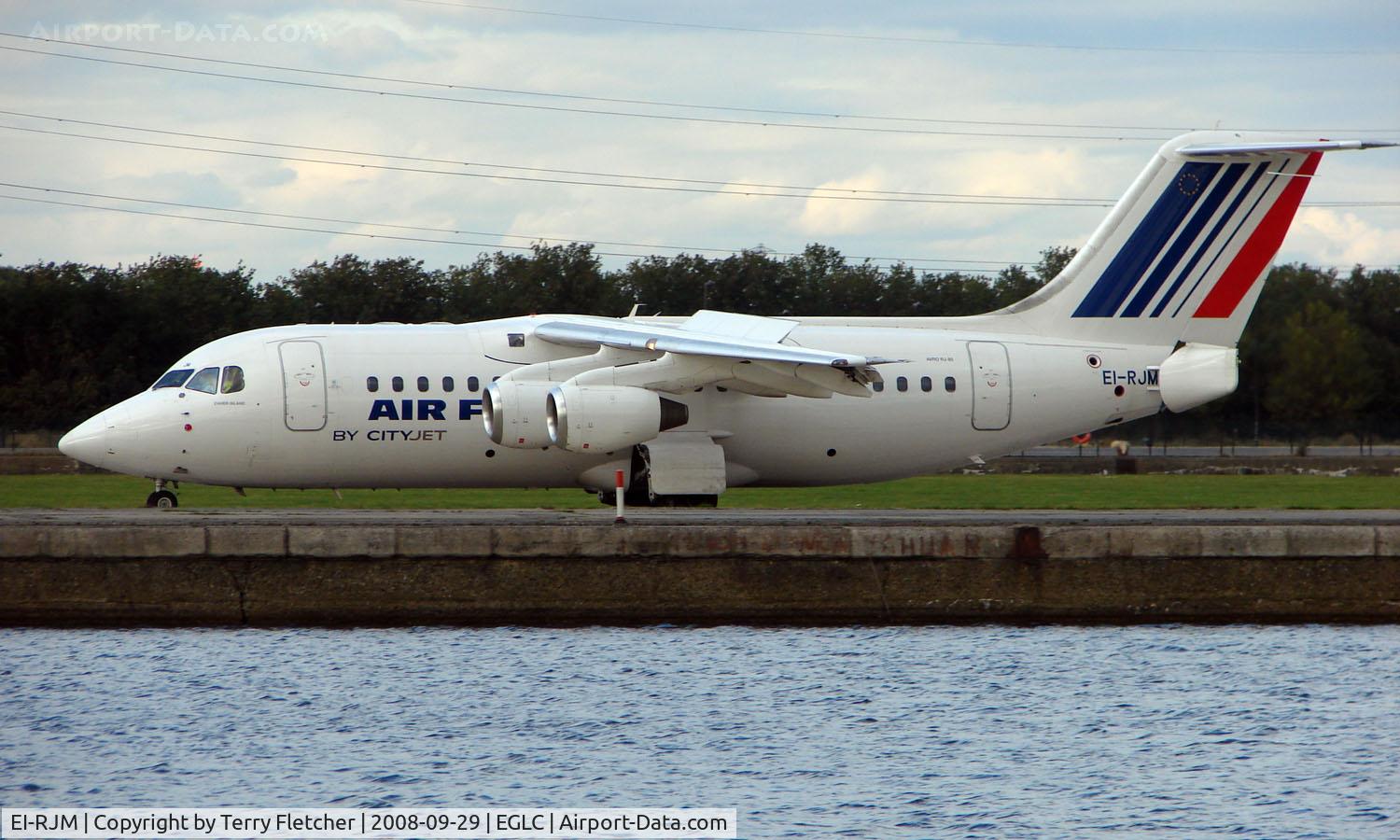 EI-RJM, 1999 British Aerospace Avro 146-RJ85A C/N E2350, CityJet operating Air France franchise into London City