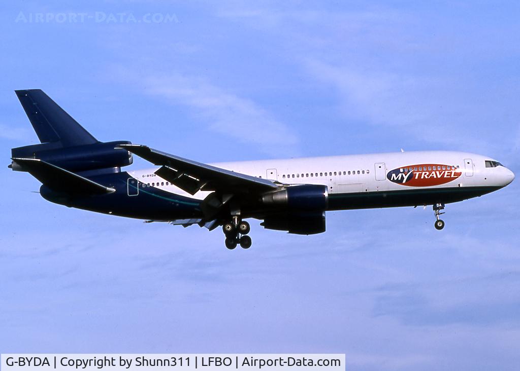 G-BYDA, 1978 McDonnell Douglas DC-10-30 C/N 46990, Landing rwy 14R