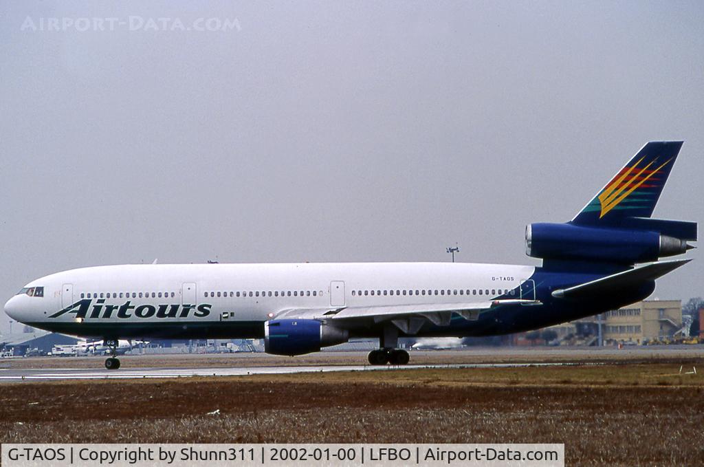 G-TAOS, 1980 McDonnell Douglas DC-10-10 C/N 47832, Ready for departure rwy 32R