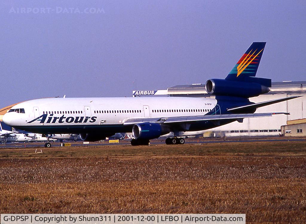 G-DPSP, 1979 McDonnell Douglas DC-10-10 C/N 46646, Lining up rwy 32R for departure...