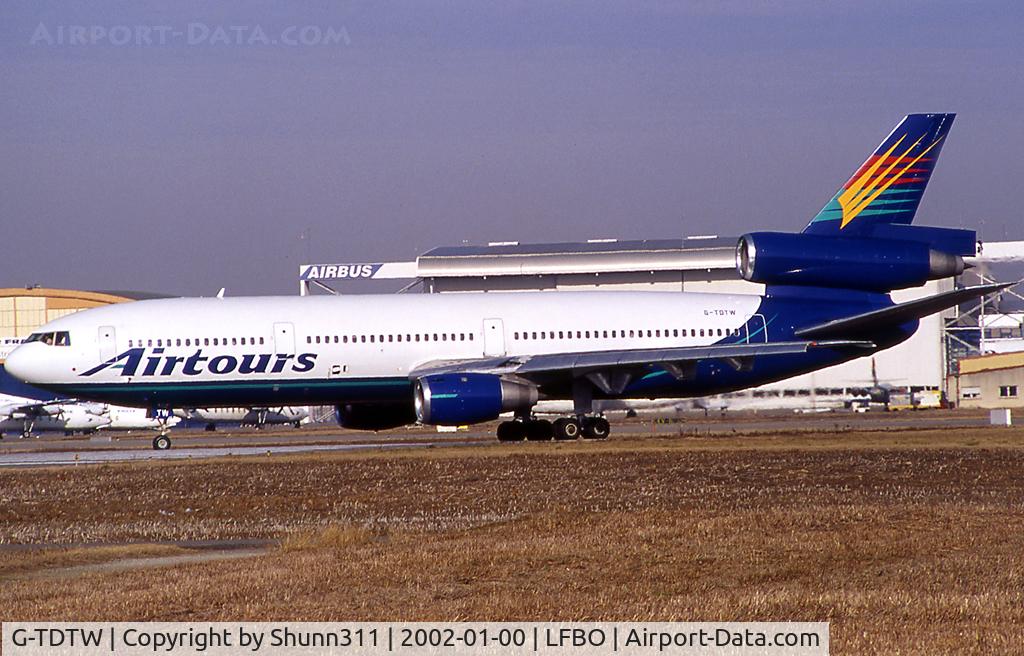 G-TDTW, 1978 McDonnell Douglas DC-10-10 C/N 46983, Ready for departure rwy 32R