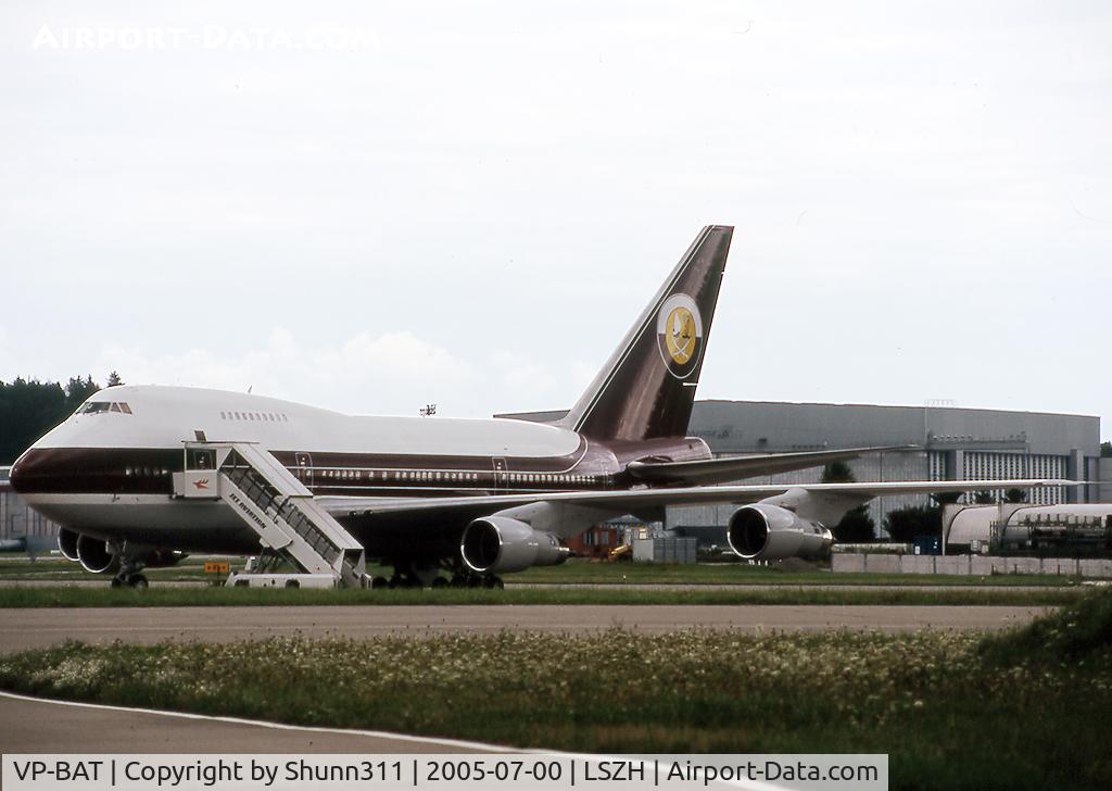 VP-BAT, 1979 Boeing 747SP-21 C/N 21648, Parked here and waiting a new flight...