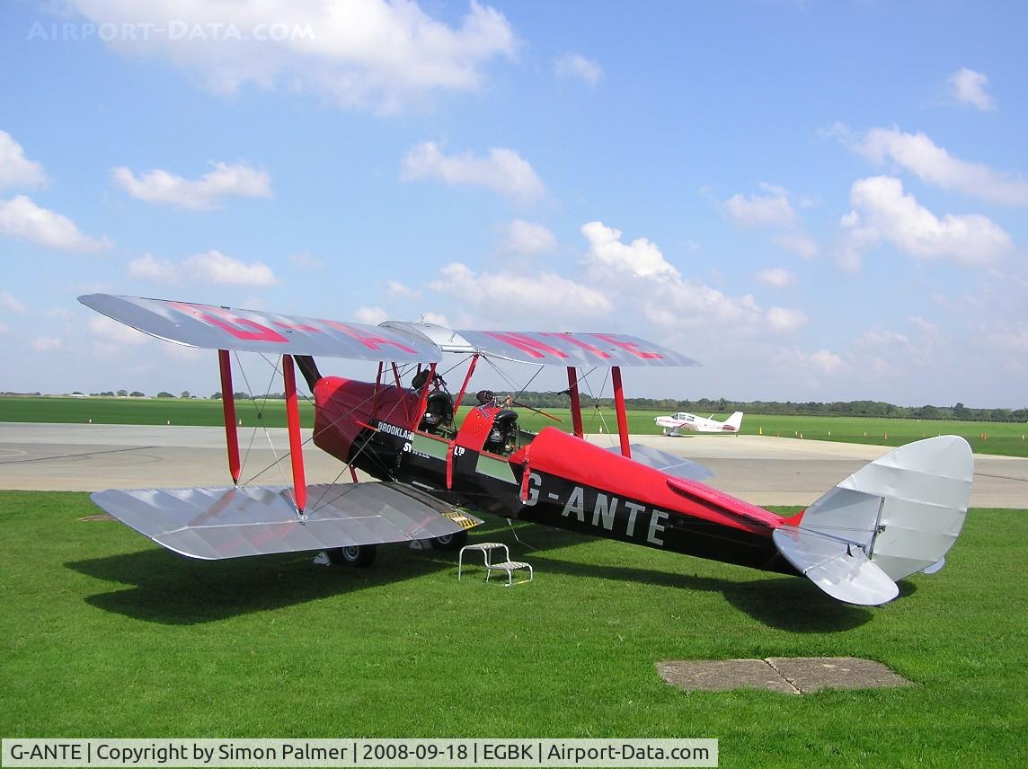 G-ANTE, 1941 De Havilland DH-82A Tiger Moth II C/N 84891, Tiger Moth based at Sywell