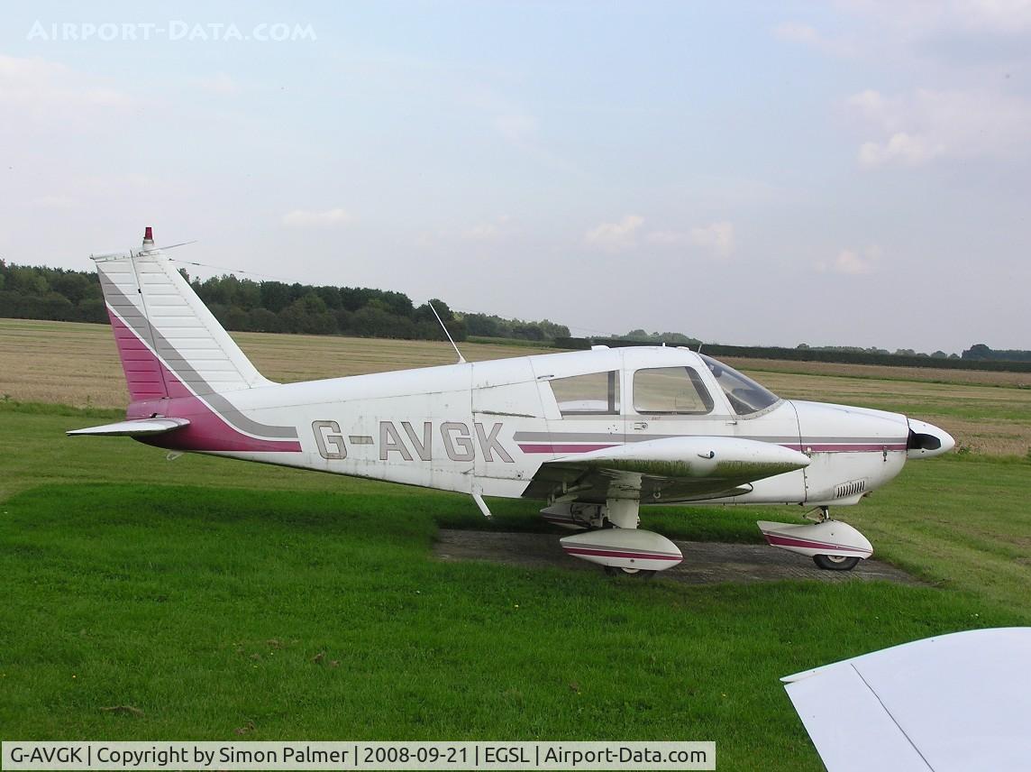 G-AVGK, 1966 Piper PA-28-180 Cherokee C/N 28-3639, Cherokee 180 based at Andrewsfield