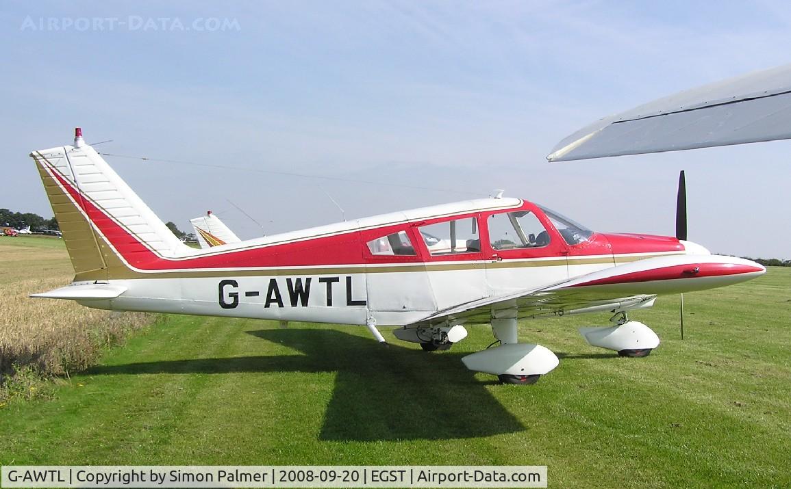 G-AWTL, 1968 Piper PA-28-180 Cherokee C/N 28-5068, Cherokee 180 visiting Elmsett