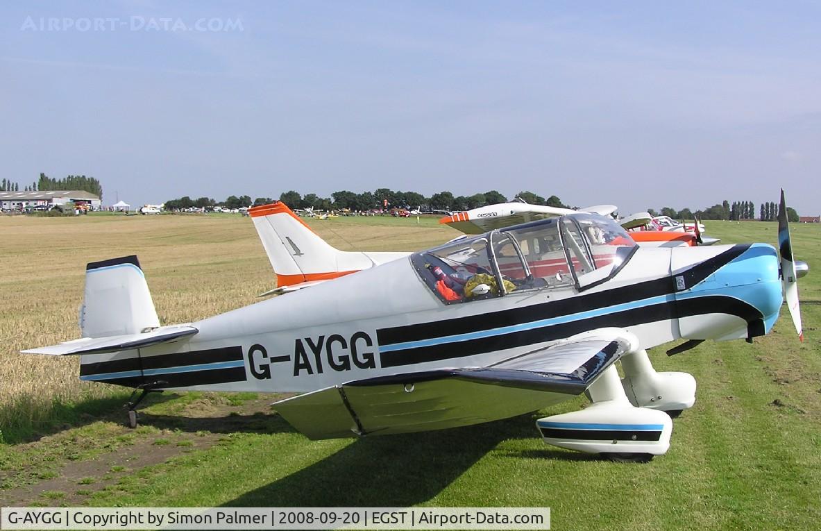 G-AYGG, 1960 Jodel (Wassmer) D-120 Paris-Nice C/N 184, Jodel D120 visiting Elmsett
