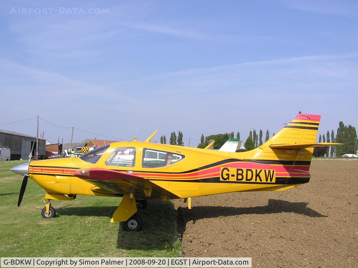 G-BDKW, 1973 Rockwell International 112 Commander C/N 106, Commander 112 at Elmsett